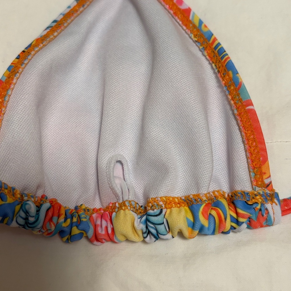 Unbranded Colorful Floral Patchwork String Bikini… - image 4